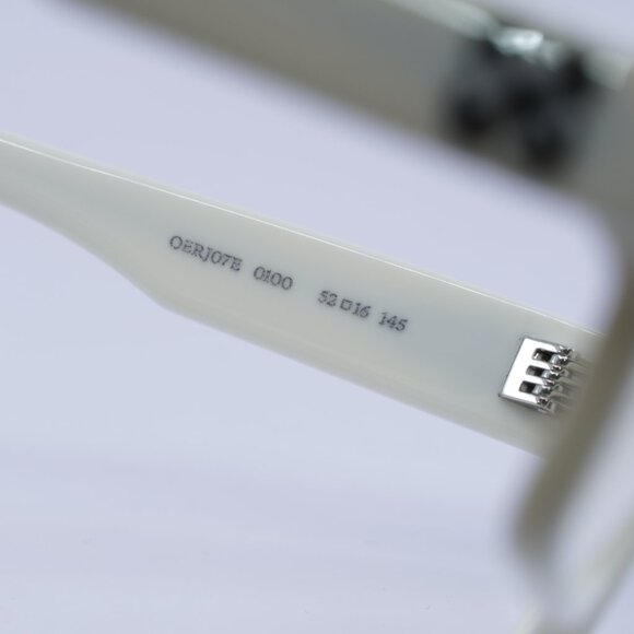 Off-White OERJ07E STYLE 7E 0100 Eyeglasses Square White 52mm Frame main image 9